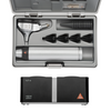 HEINE BETA 200 F.O. Otoscope in XHL, 1 set (4 pcs.) of reusable tips (B-000.11.111), 10 AllSpec disposable tips 4 mm Ø, spare bulb for XHL version, hard case, BETA4 NT rechargeable handle with NT4 table charger