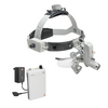 HEINE ML4 LED HeadLight su archetto Professional L, lente binoculare HR 2,5x/520 mm, S-GUARD, mPack, trasformatore plug-in