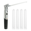 HEINE mini 3000 Tongue-Blade Holder Complete with mini 3000 battery handle and 5 disposable blades, with batteries