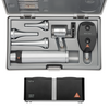 HEINE G100 Slit illumination head, BETA 200 Ophthalmoscope, BETA4 NT rechargeable handle with NT4 table charger, 1 set long, closed specula, 1 spare bulb each, hard case