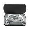 HEINE Standard F.O. Battery Handle, Paed 1, Mac 2, Mac 3, Mac 4 Blades, zipper case 