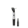 HEINE mini 3000 LED F.O. Otoscope battery handle and 10 AllSpec disposable tips 4 mm Ø, with batteries
