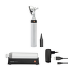 HEINE BETA 200 VET F.O. Otoscope in LED, BETA4 USB rechargeable handle with USB cord and plug-in power supply and 10 tips