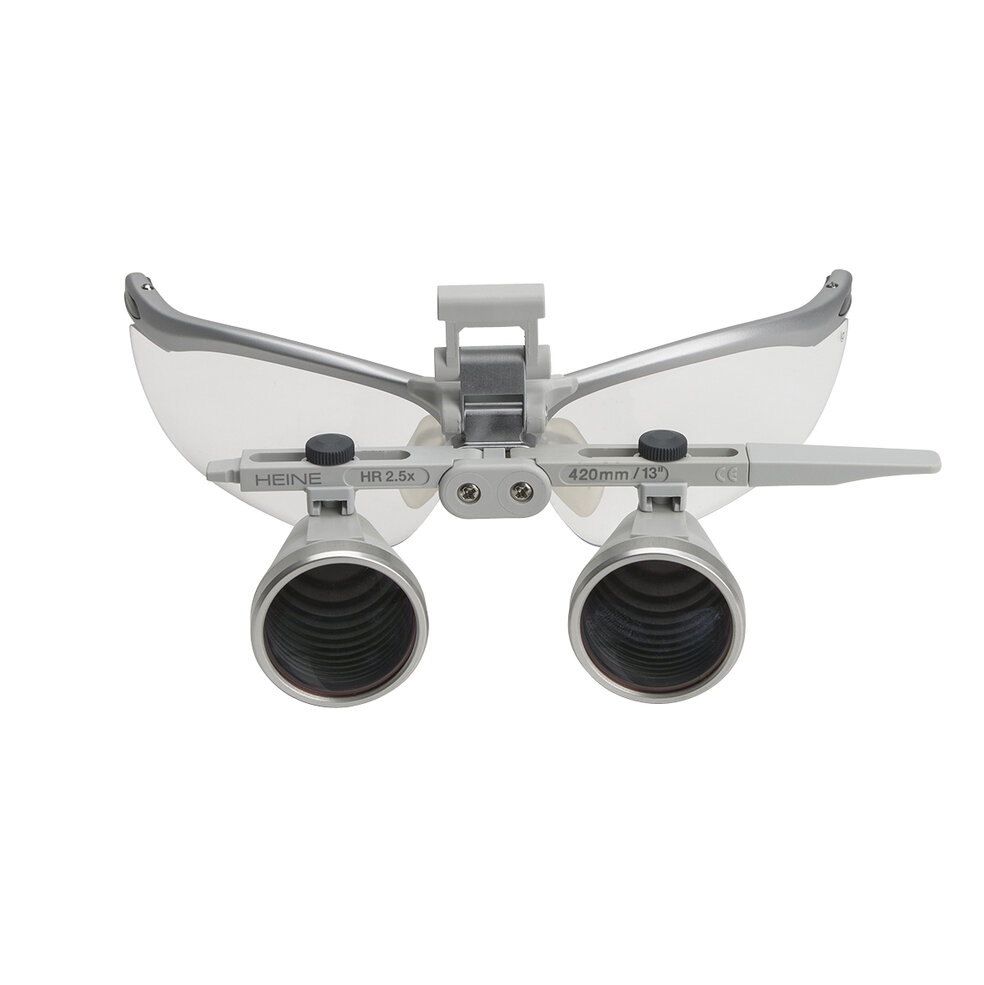 Set ampliamento occhialini binoculari HR 2.5x/420mm per ML4 LED HeadLight