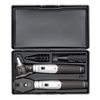 HEINE mini 3000 Ophtalmoscope LED, mini 3000 F.O. Otoscope LED 1 set = 4 embouts réutilisables (B-000.11.111) 10 embouts jetables AllSpec Mallette rigide de 4 mm Ø avec 2 poignées mini 3000 avec piles