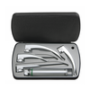 HEINE Standard F.O. LED Battery Handle, Paed 1, Mac 2, Mac 3, Mac 4 Blades, zipper case