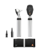 HEINE BETA 200 Ophthalmoscope, BETA 200 F.O. Otoscope both with XHL, 2 x BETA4 NT rechargeable handle with NT4 table charger, 1 set (4 pcs.) of reusable tips, 10 AllSpec disposable tips 4 mm Ø