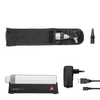 HEINE K180 otoscope F.O. Set 3.5V with BETA4 USB Rechargeable Handle and USB Cord and Plug-in Power Supply