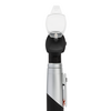 HEINE mini 3000 LED F.O. Otoscope detail view of the optical system to be flipped open