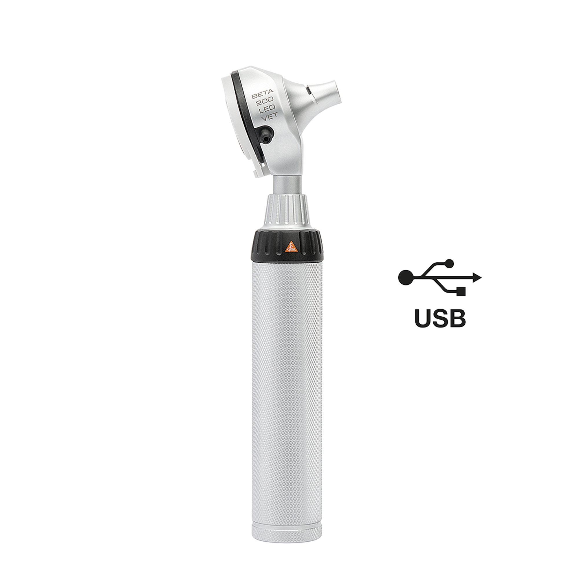 HEINE BETA 200 VET F.O. Otoscope in LED, BETA4 USB rechargeable handle and USB sign